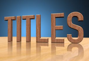 product titles